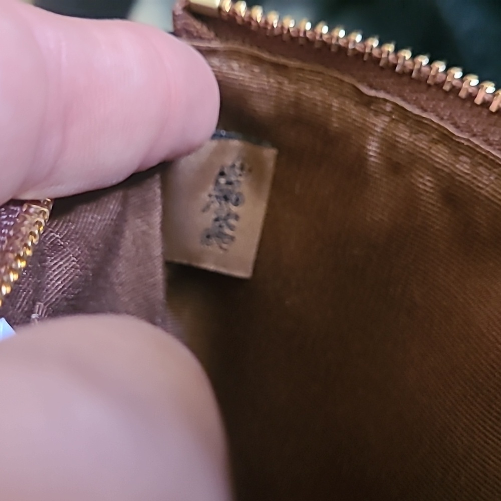 NEW Coach Brown Leather Wristlet - Picture 5 of 6